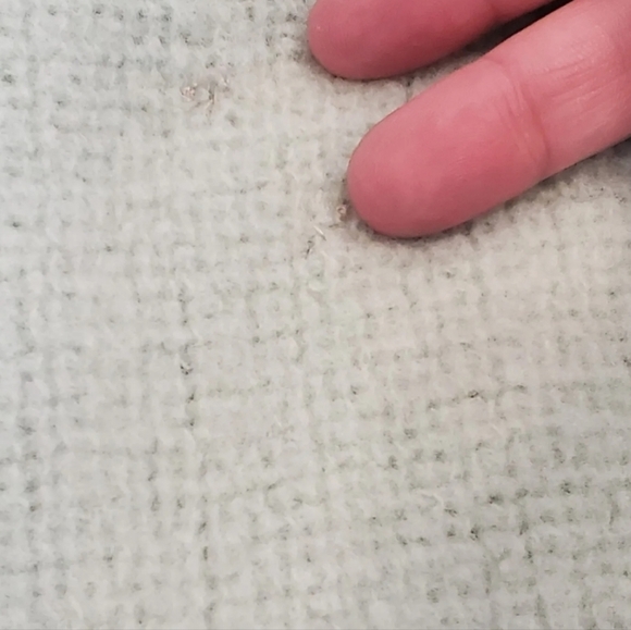 North Star Baby Blanket Pastel Green Pure Wool Satin Trim Soft Vintage USA - Picture 4 of 8